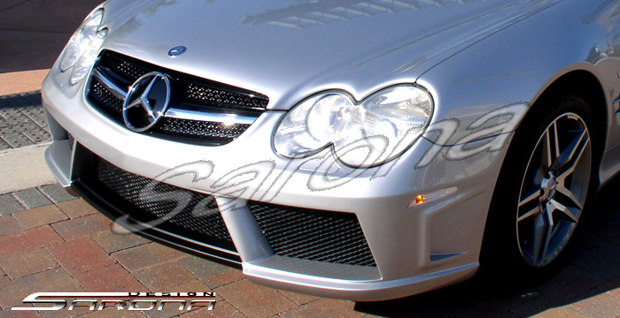 Custom Mercedes SL  Convertible Front Bumper (2003 - 2008) - $680.00 (Part #MB-049-FB)